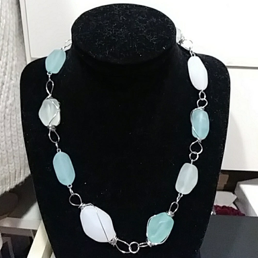 Sea glass necklace